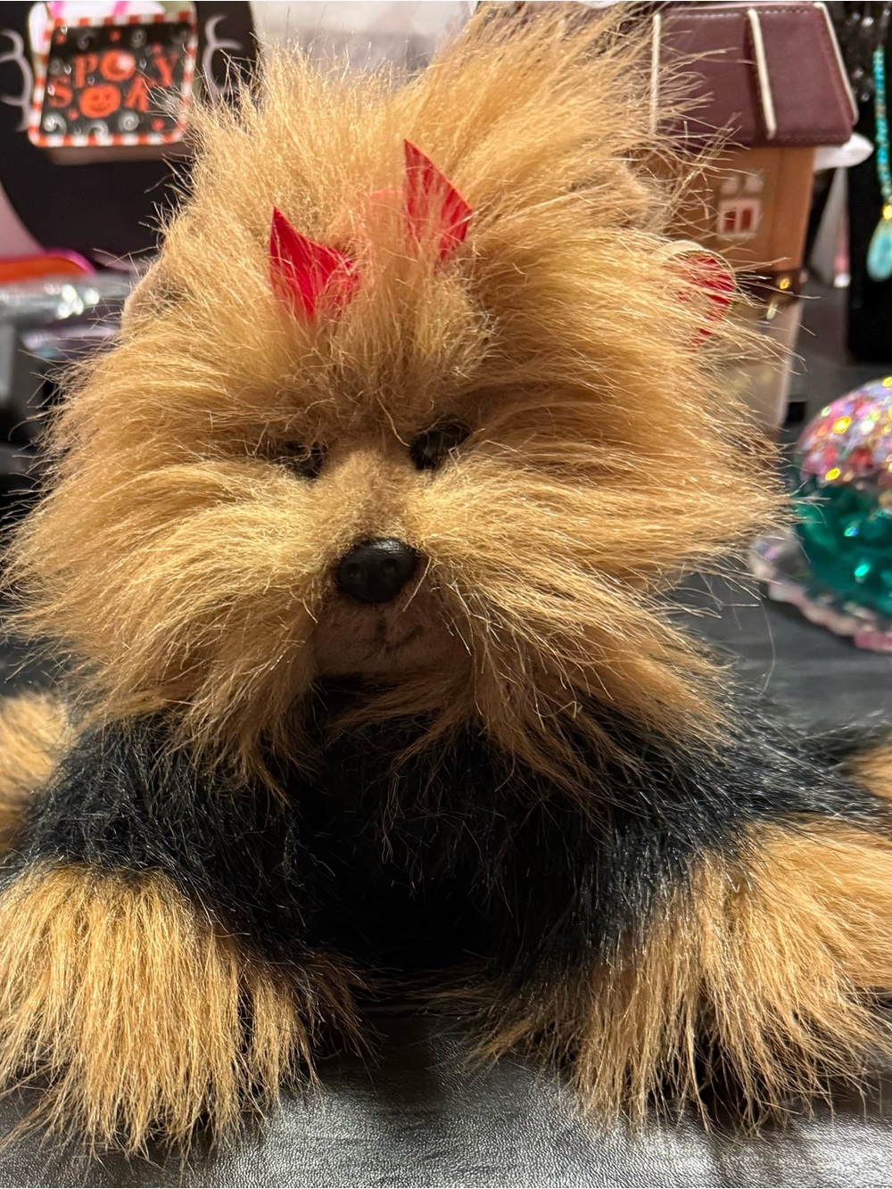 Ty Classic Yappy the Yorkshire Terrier plush toy. vintage 1997